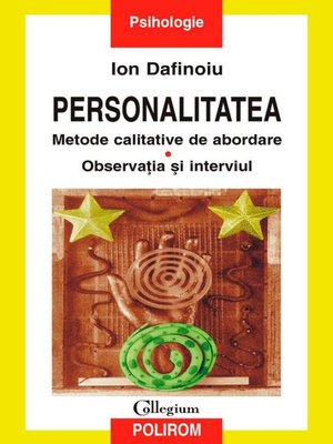 cover image of Personalitatea. Metode de abordare
